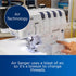 Brother AIR1800 Air Thread Serger Machine Air Technology
