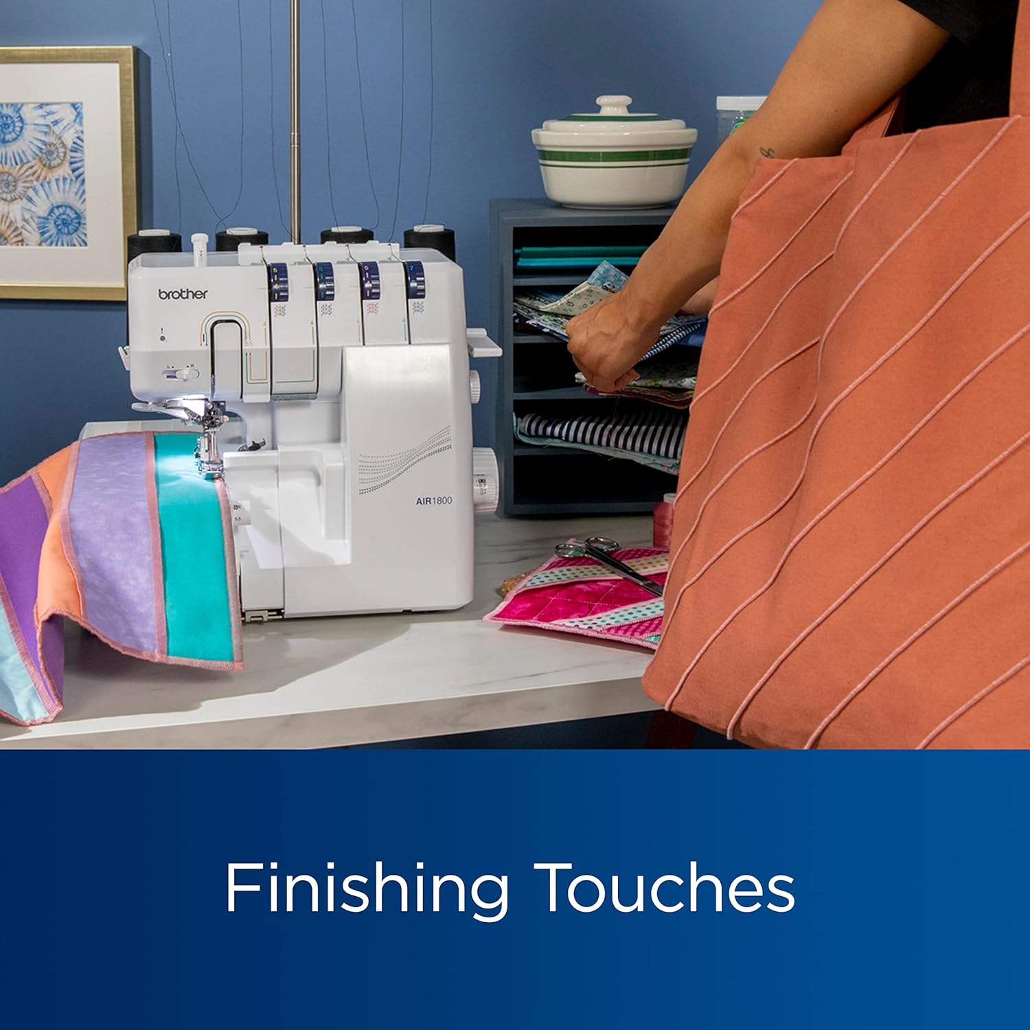 Brother AIR1800 Air Thread Serger Machine Finishing Touches