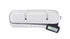 Top down Brother sewing machine with digital display on a white background