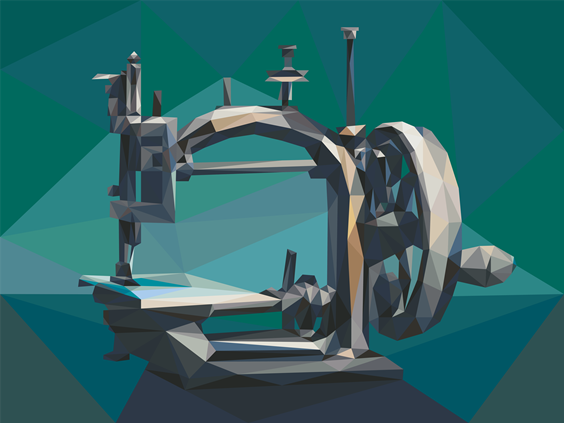 Brother Antique Sewing Machine Quilt Kit SALKSWQKIT1