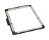 Rectangular embroidery frame with multiple small rectangular components on a white background