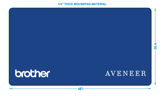 Brother Aveneer Large Foam Sewing and Embroidery Machine Mat EV1MATLGE ...