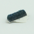 Black bobbin case pile on a white background