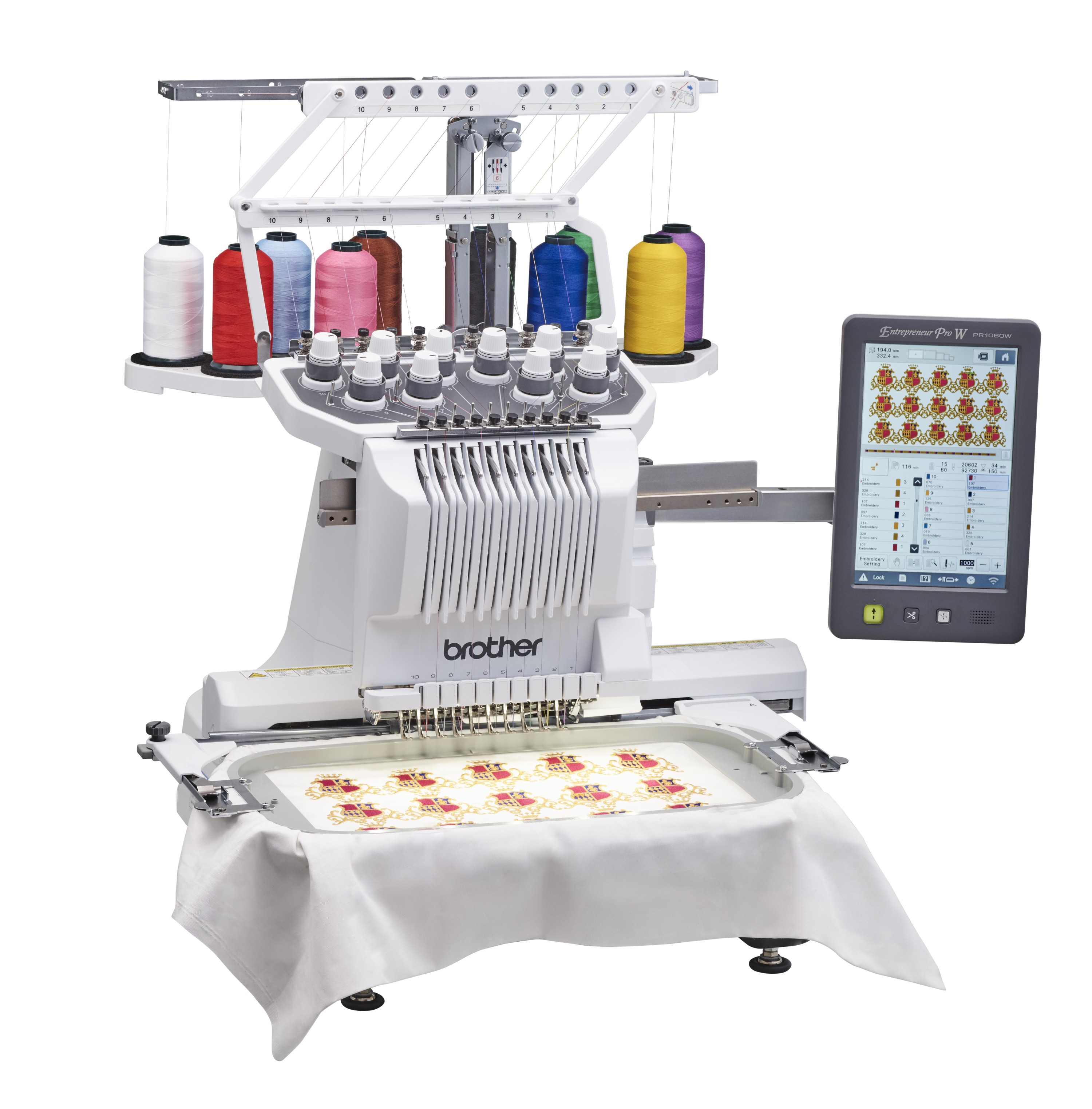 Brother Entrepreneur Pro W PR1060W 10 Needle Embroidery Machine