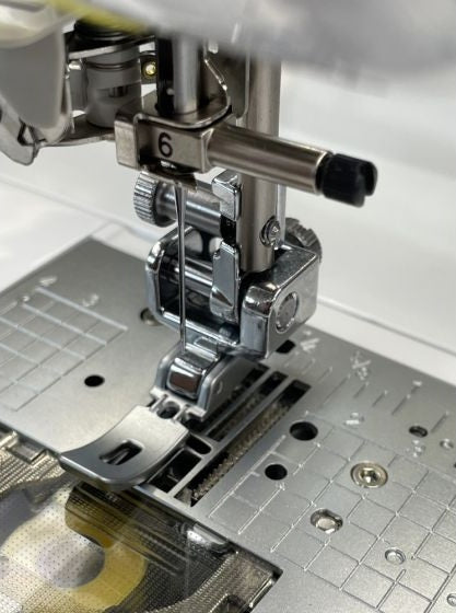 Brother High Shank Adjustable Zipper/Piping Foot SA227