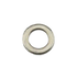 A small metallic flat washer with a textured outer edge, shown on a plain white background.