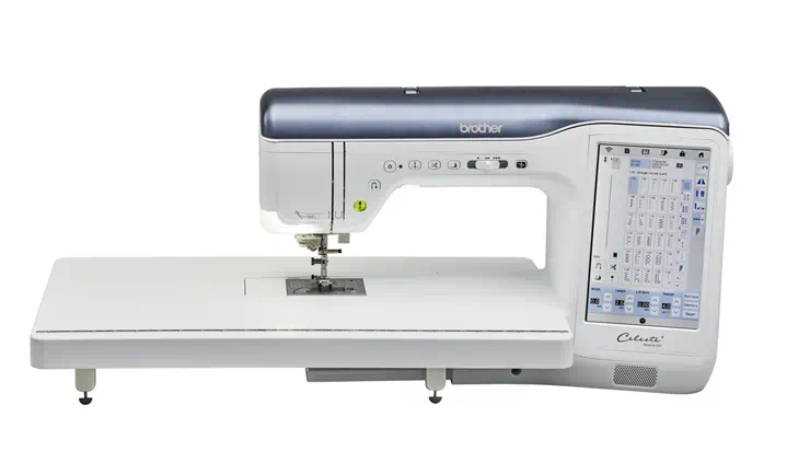 Brother sewing machine on a white background