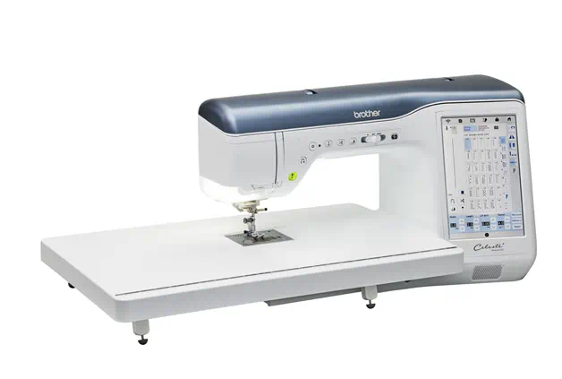 Brother sewing machine on a white background