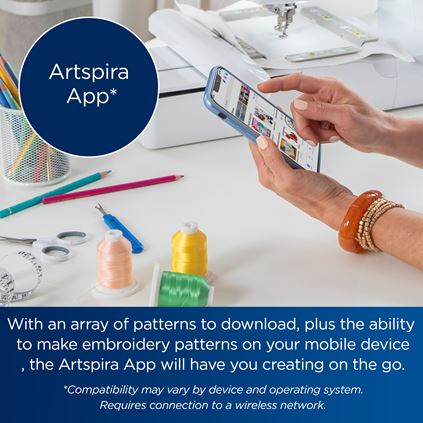 Brother NQ3550W Sewing and Embroidery Machine Artspira