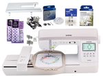 Brother NQ3550W Sewing and Embroidery Machine Embellishment Bundle