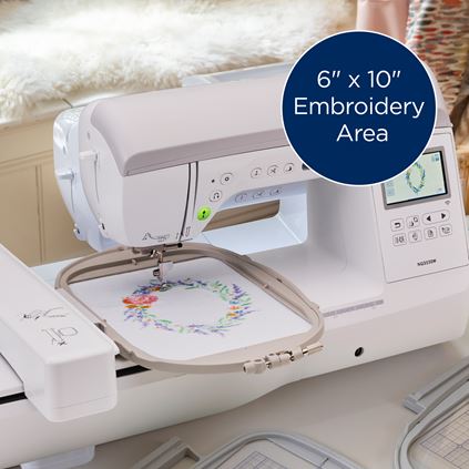 Brother NQ3550W Sewing and Embroidery Machine Large Embroidery Area