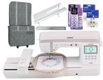 Brother NQ3550W Sewing and Embroidery Machine Trolley Bundle