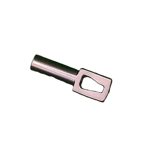 A small metallic needle clamp