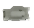 A translucent gray plastic replacement part with a textured surface and molded cutouts, shown on a plain white background.