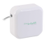 White electronic device with 'P-touch embellish elite' branding on a transparent background