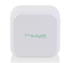 White electronic device with 'P-touch embellish elite' branding on a transparent background