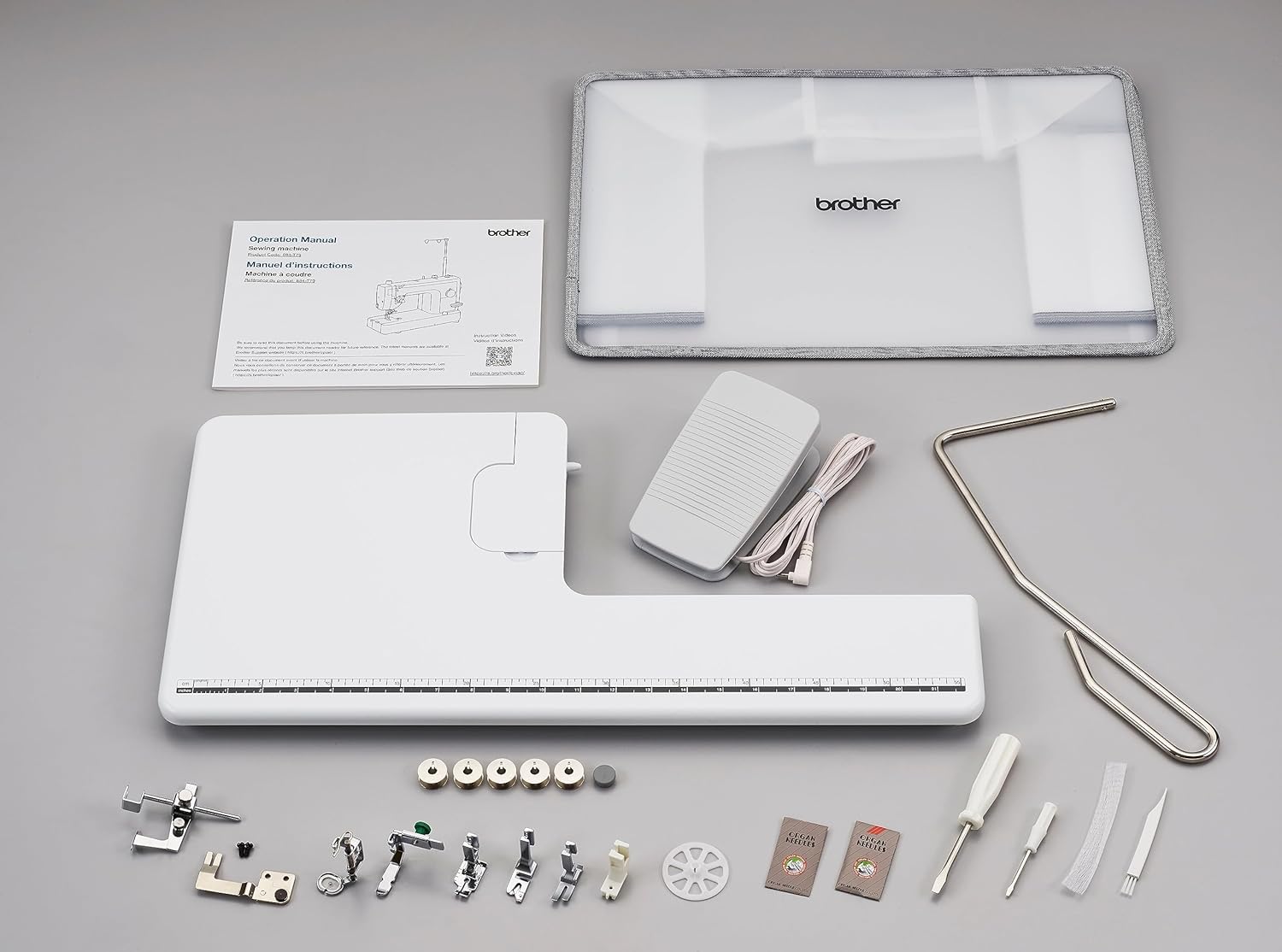 Brother PQ1600S High Speed Straight Stitch Sewing and Quilting Machine Accessories