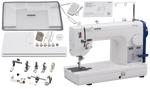 Brother PQ1600S High Speed Straight Stitch Sewing and Quilting Machine Plus Accessories