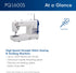 Brother PQ1600S High Speed Straight Stitch Sewing and Quilting Machine at a Glance