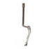 A polished metal presser foot with a polished silver finish, shown against a plain white background.