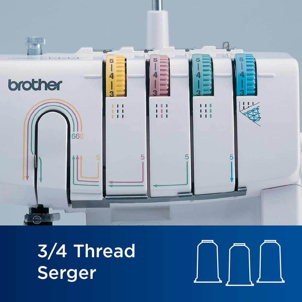 Brother Pacesetter 2340CV Chain/CoverStitch Machine 3/4 Thread Serger