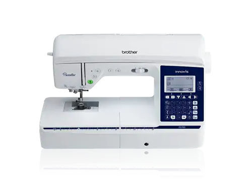 Brother sewing machine on a white background