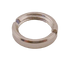A metallic split lock washer with a threaded inner bore, shown on a plain white background.
