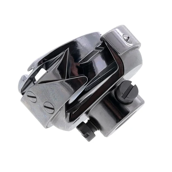 A black metal mechanical component, likely a clamp or mounting bracket, shown on a plain white background.
