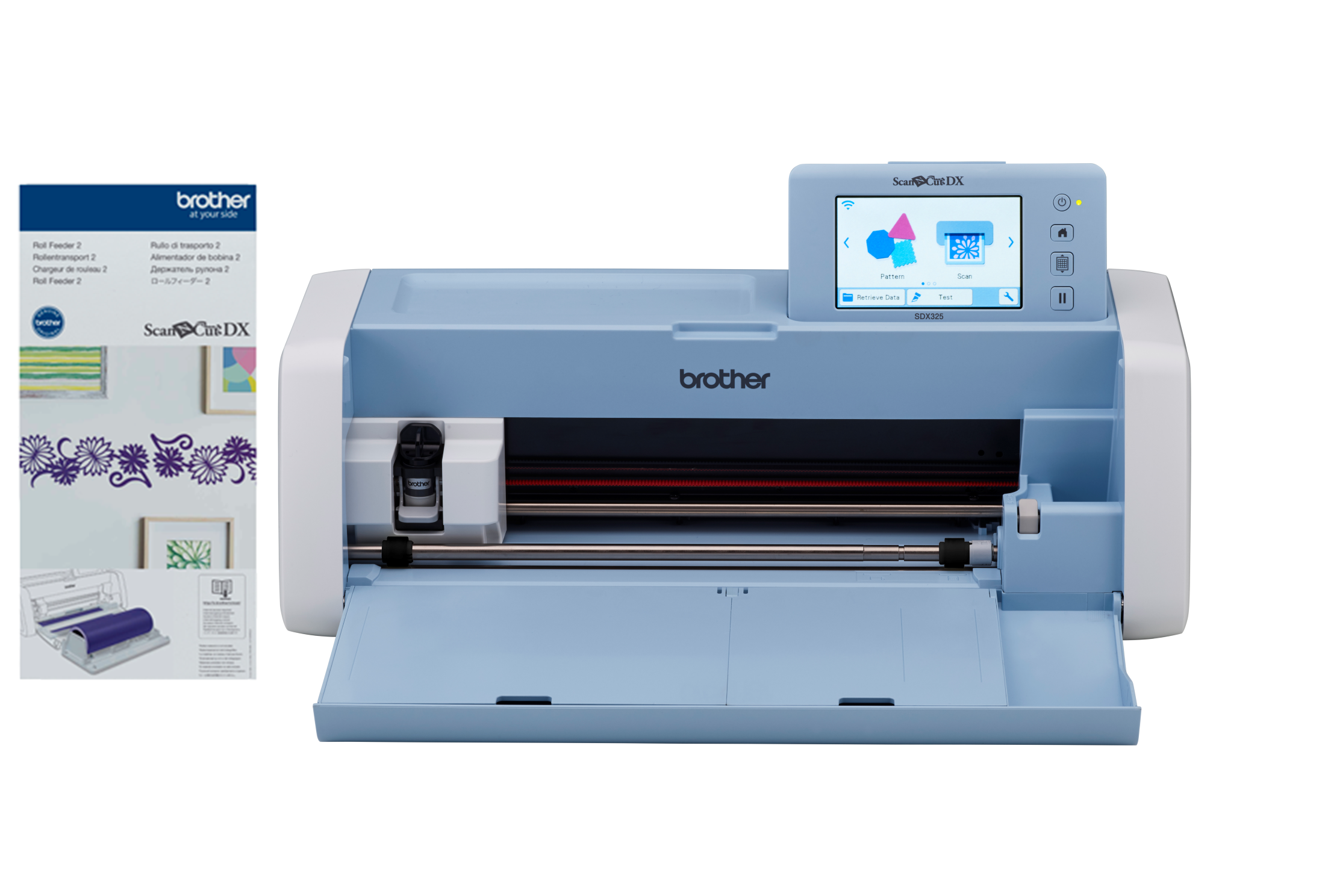 Brother SDX325 ScanNCut Craft Cutting Machine Roll Feeder Bundle