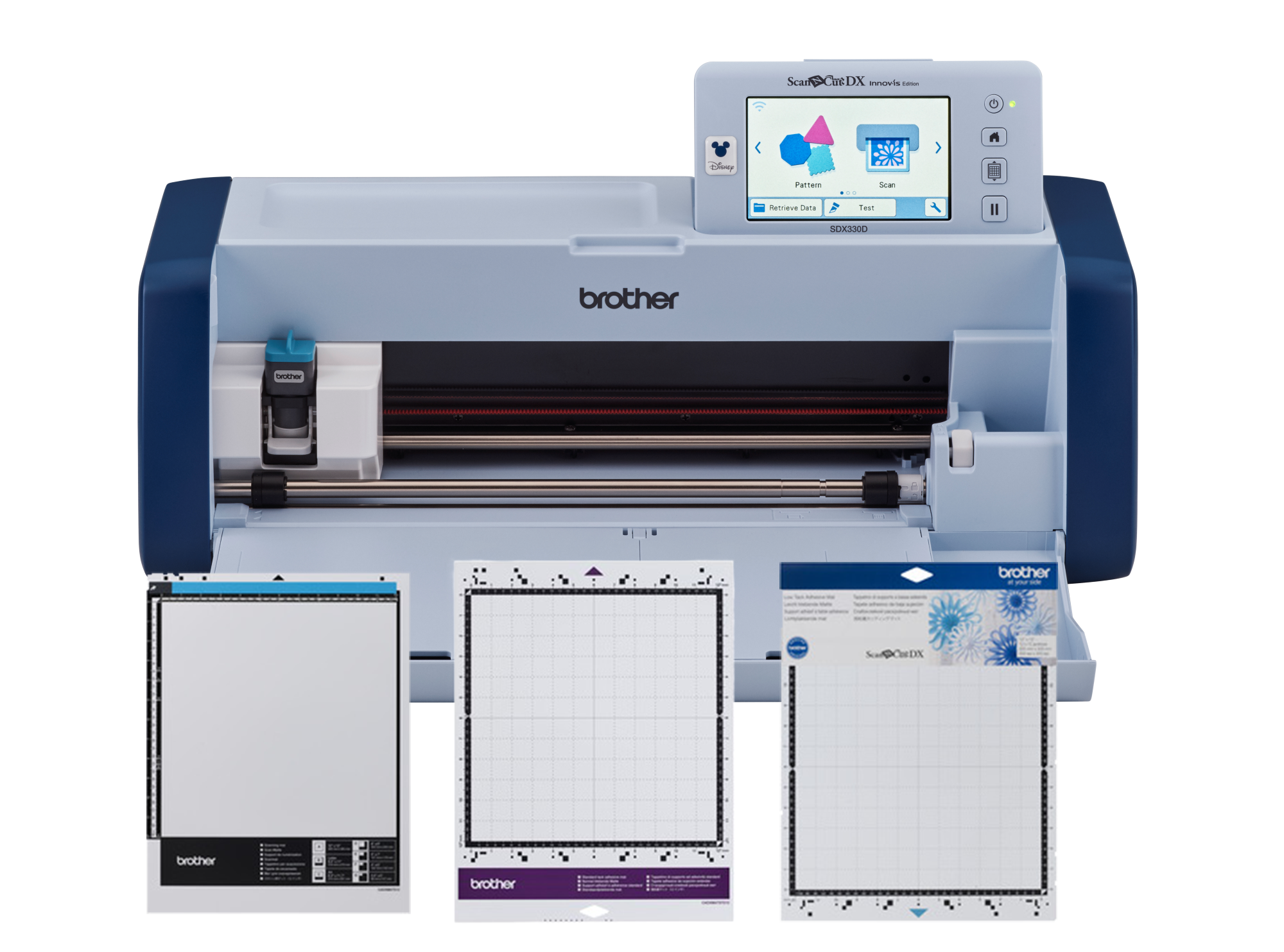 Brother SDX330D Disney ScanNCut Craft Cutting Machine Extra Mat Bundle