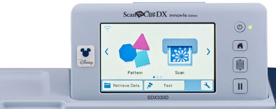 Brother SDX330D Disney ScanNCut Craft Cutting Machine Screen
