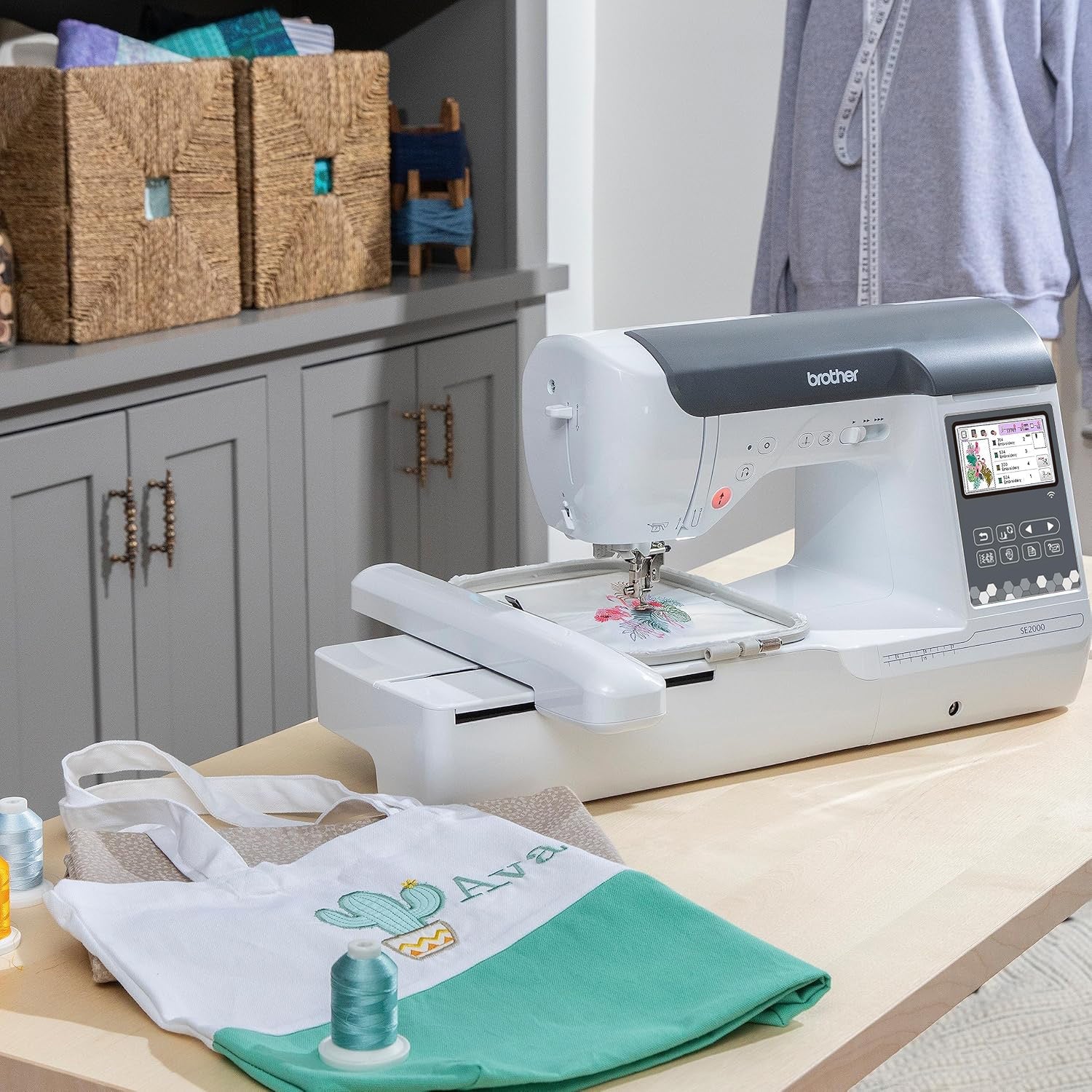 Brother SE2000 Sewing and Embroidery Machine Example