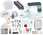 Brother SE2000 Sewing and Embroidery Machine Ribbon Printer Bundle