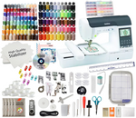 Brother SE2000 Sewing and Embroidery Machine Sewing and Embroidery Thread Bundle
