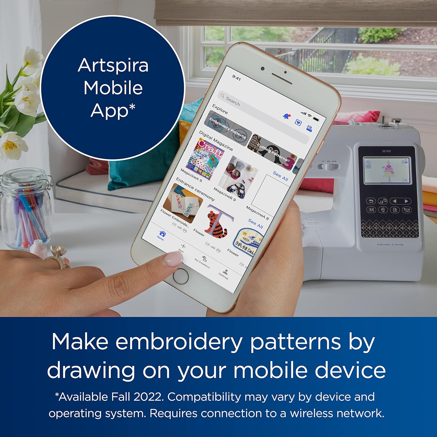 Brother SE700 Sewing and Embroidery Machine Artspira