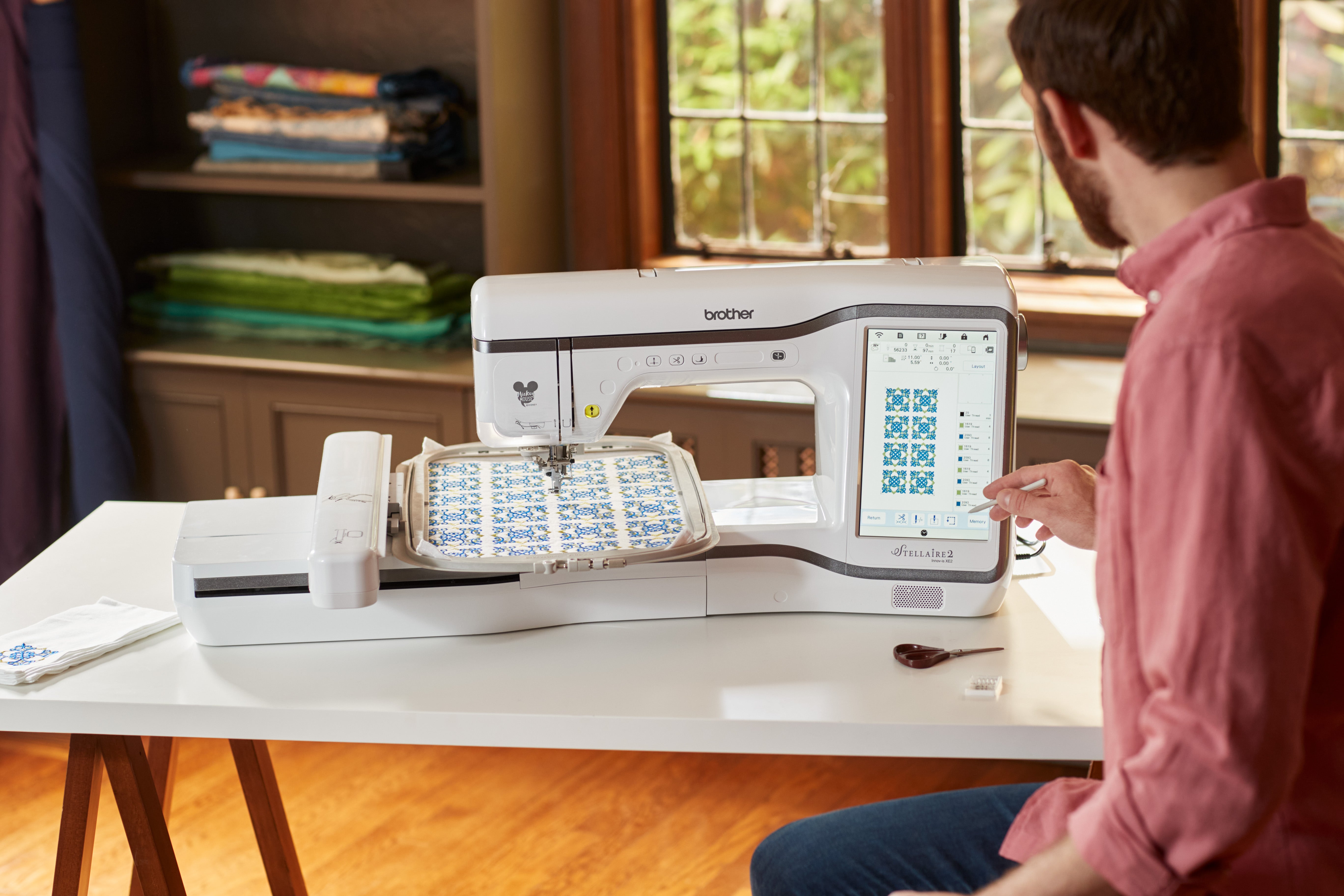 Brother Stellaire Innov-is XE2 Embroidery Machine Matrix Copy Function