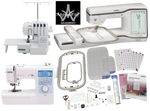 Brother Stellaire Innov-is XE2 Embroidery Machine NS80E PS3734T Combo Package