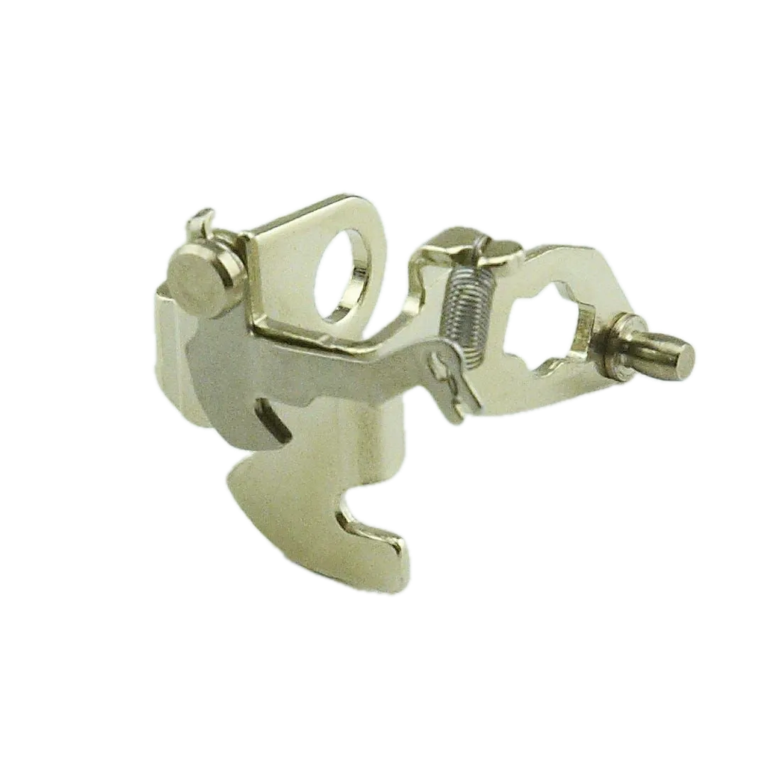 A small metallic hardware component with a silver-toned finish, photographed on a plain white background.