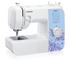Brother sewing machine with purple design on a transparent background