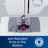 Brother XM2701 Sewing Machine Jam Resistant Drop-in Top Bobbin