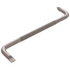 A flathead screwdriver with a textured, knurled grip handle and a metallic silver finish, shown diagonally on a plain white background.