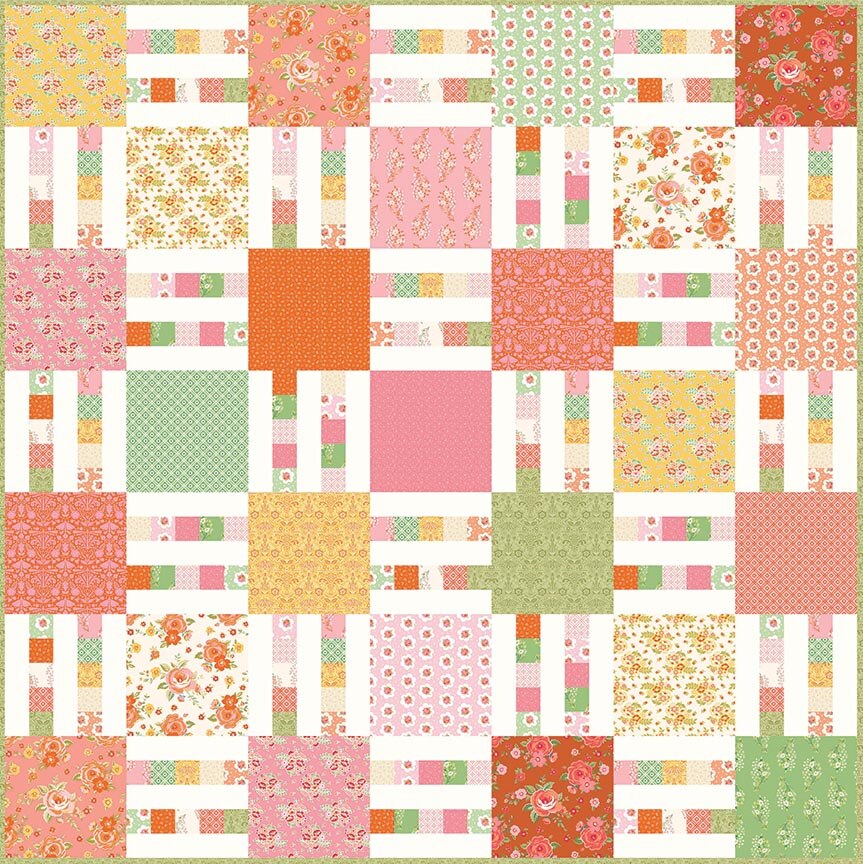 Busy Hand Quilts Picket Fence Quilt Pattern P224-PICKETFENCE