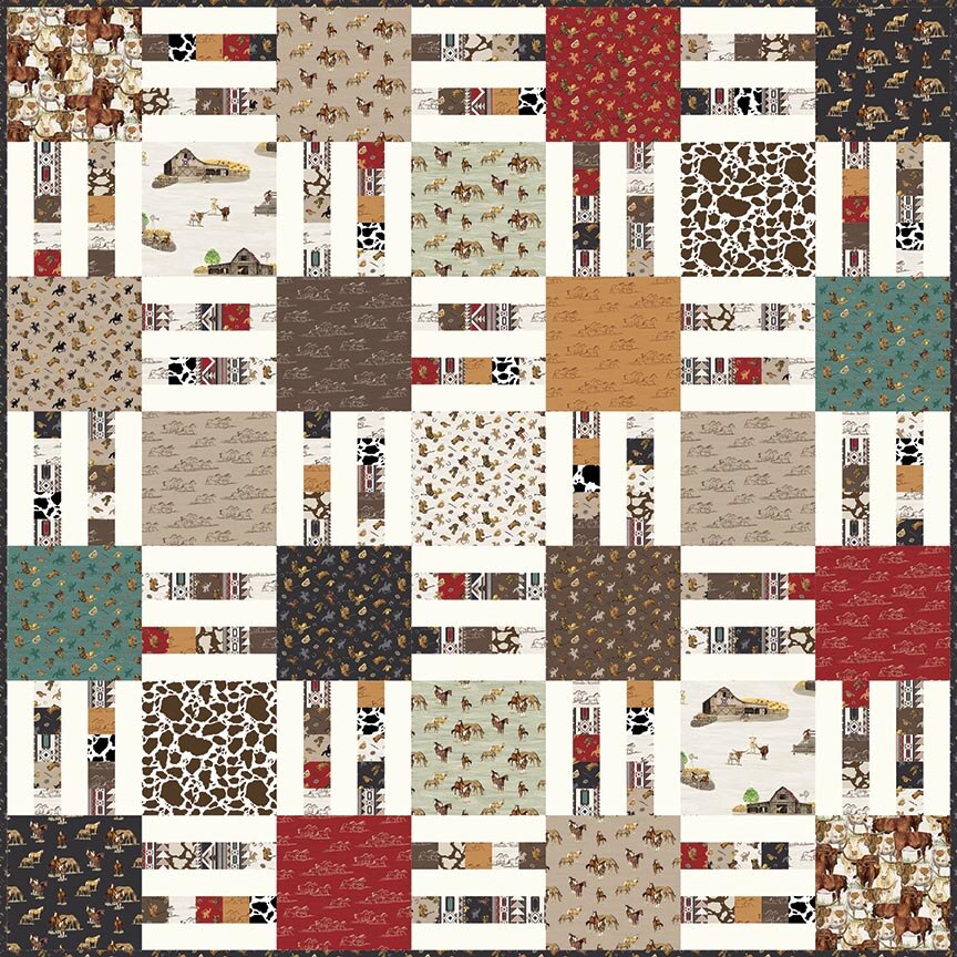 Busy Hand Quilts Picket Fence Quilt Pattern P224-PICKETFENCE