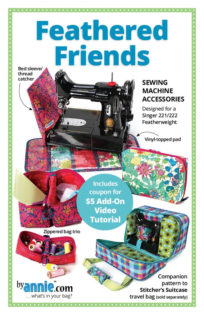 ByAnnie's Feathered Friends Sewing Machine Accessories Pattern PBA320
