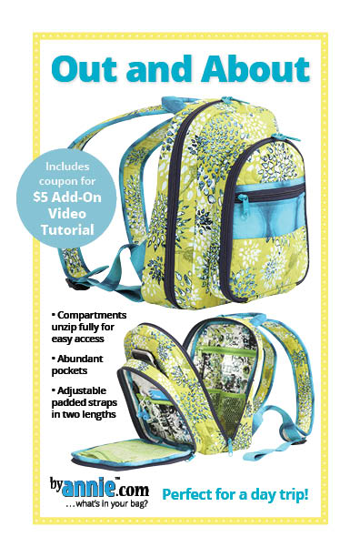 ByAnnie's Out and About Backpack Pattern PBA282