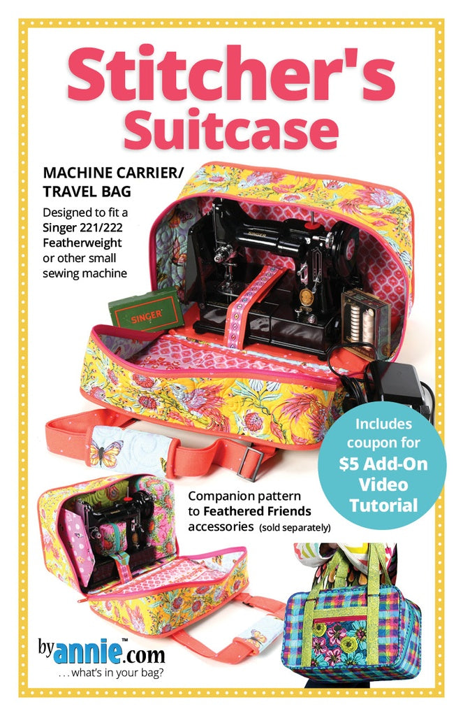 ByAnnie's Stitcher's Suitcase Machine Carrier and Travel Bag Pattern PBA319