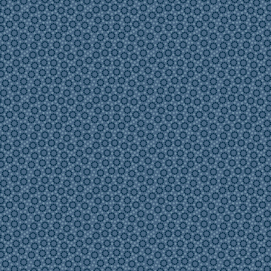 Fabric Riley Blake Denim Miller Denim & Daisy by the Quarter Yard C18135-DENIM