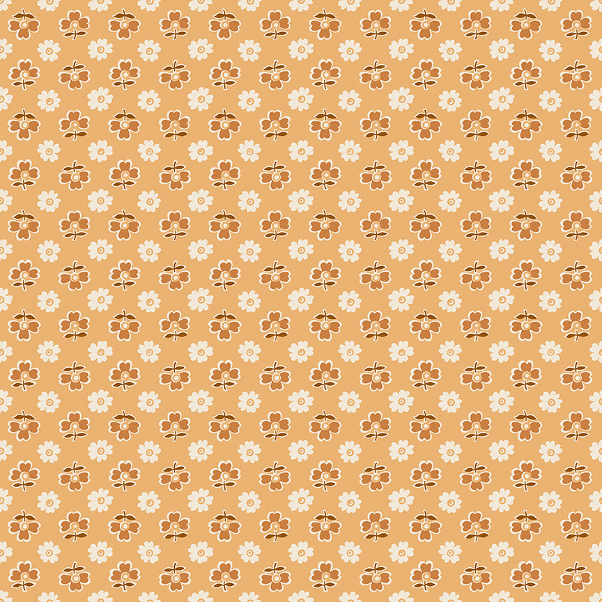 Fabric Riley Blake Daisy Casserole Denim & Daisy by the Quarter Yard C18140-DAISY