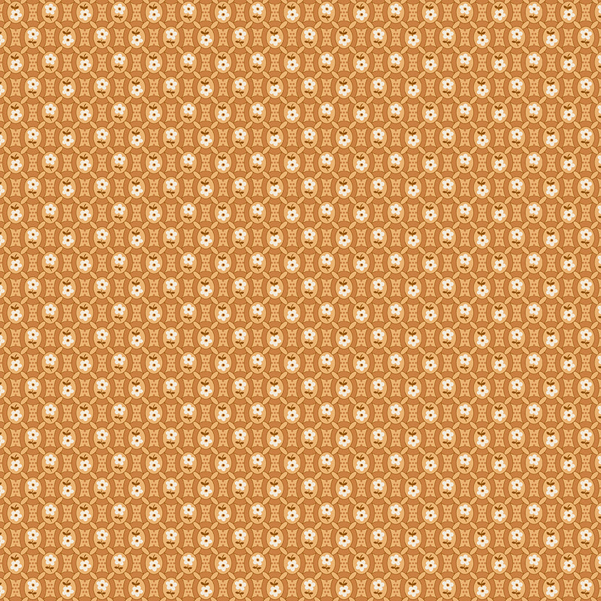 Fabric Riley Blake Caramel Pioneer Denim & Daisy by the Quarter Yard C18143-CARAMEL