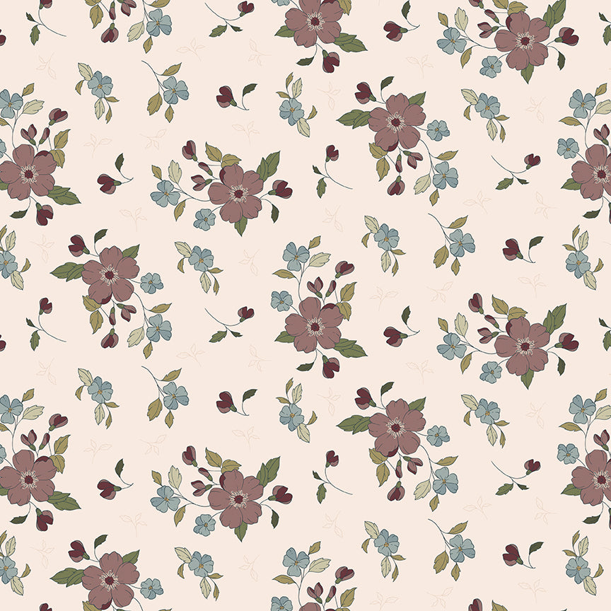 Fabric Riley Blake Latte Main Charmed & Treasured by the Quarter Yard C18160-LATTE